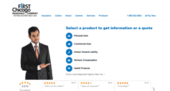 Desktop Screenshot of firstchicagoinsurance.com